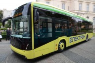 New «Electron» trolleybuses in the streets of Khmelnitski