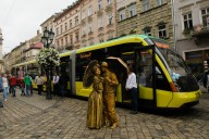 Lviv trams display