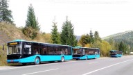 The first “Electron” buses purchased by Uzhhorod this year were transfered to the town